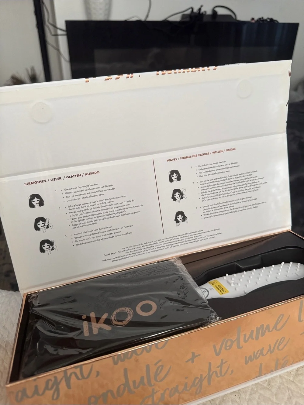 Ikoo hot styling brush